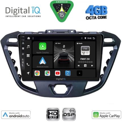 DIGITAL IQ BXF 6177_CPAA (9inc) MULTIMEDIA TABLET for FORD TRANSIT CUSTOM | TOURNEO CUSTOM mod. 2013-2019