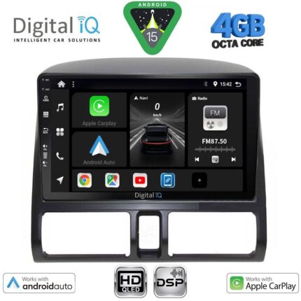 DIGITAL IQ BXF 6196_CPAA CLIMA (9inc) MULTIMEDIA TABLET for HONDA CRV mod. 1996-2006