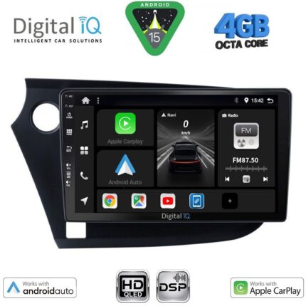 DIGITAL IQ BXF 6205_CPAA (9inc) MULTIMEDIA TABLET for HONDA INSIGHT mod. 2009-2014