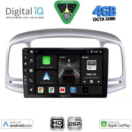 DIGITAL IQ BXF 6249SL_CPAA (9inc) MULTIMEDIA TABLET for HYUNDAI ACCENT mod. 2005-2012