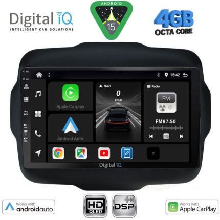 DIGITAL IQ BXF 6290_CPAA (9inc) MULTIMEDIA TABLET for JEEP RENEGADE mod. 2014-2025