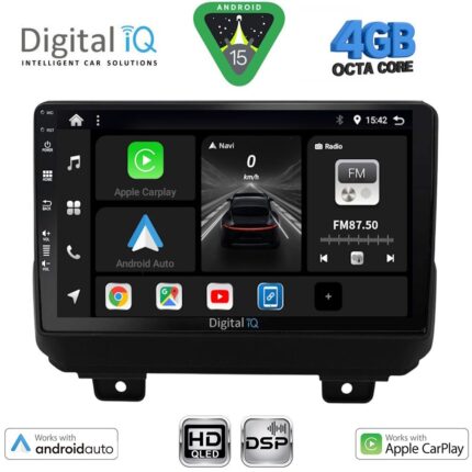 DIGITAL IQ BXF 6298_CPAA (9inc) MULTIMEDIA TABLET for JEEP WRANGLER mod. 2018-2026