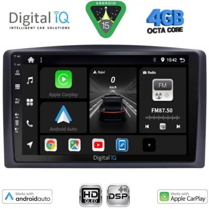 DIGITAL IQ BXF 6421_CPAA (10inc) MULTIMEDIA TABLET for MERCEDES VITO – VIANO (W447) mod. 2015-2022