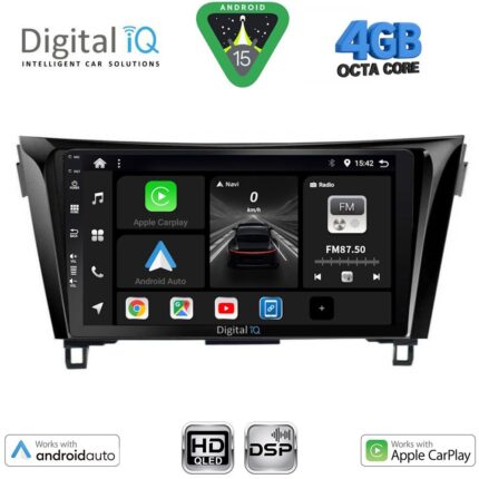 DIGITAL IQ BXF 6468_CPAA (10inc) MULTIMEDIA TABLET for NISSAN QASHQAI - XTRAIL mod. 2014-2021