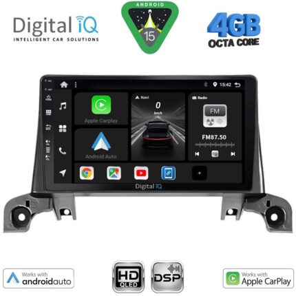 DIGITAL IQ BXF 6519_CPAA (9inc) MULTIMEDIA TABLET for PEUGEOT 3008 - 5008 mod. 2016-2024