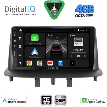 DIGITAL IQ BXF 6556_CPAA (9inc) MULTIMEDIA TABLET for RENAULT MEGANE 3 mod. 2009-2016
