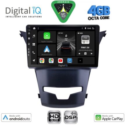 DIGITAL IQ BXF 6653_CPAA (9inc) MULTIMEDIA TABLET for SSANGYONG KORANDO mod. 2014-2019