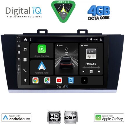 DIGITAL IQ BXF 6668_CPAA (9inc) MULTIMEDIA TABLET for SUBARU LEGACY - OUTBACK mod. 2014-2019