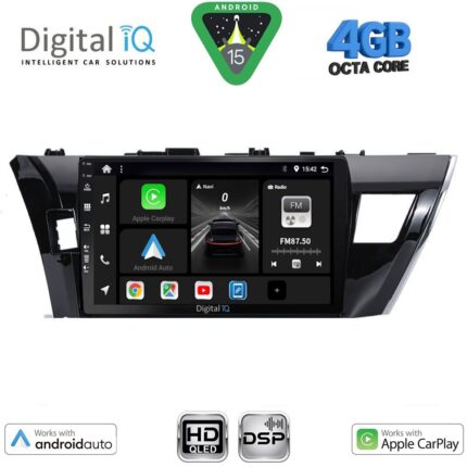 DIGITAL IQ BXF 6714_CPAA (10inc) MULTIMEDIA TABLET for TOYOTA COROLLA mod. 2013-2016