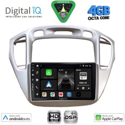 DIGITAL IQ BXF 6718_CPAA (9inc) MULTIMEDIA TABLET for TOYOTA HIGHLANDER mod. 2002-2009