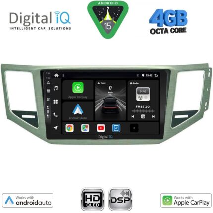 DIGITAL IQ BXF 6745_CPAA (SL) (10inc) MULTIMEDIA TABLET for VW GOLF SPORTSVAN mod. 2014-2021