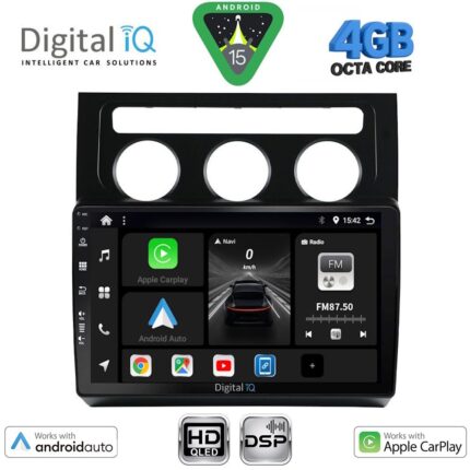 DIGITAL IQ BXF 6767_CPAA CLIMA (10inc) MULTIMEDIA TABLET for VW TOURAN mod. 2003-2010