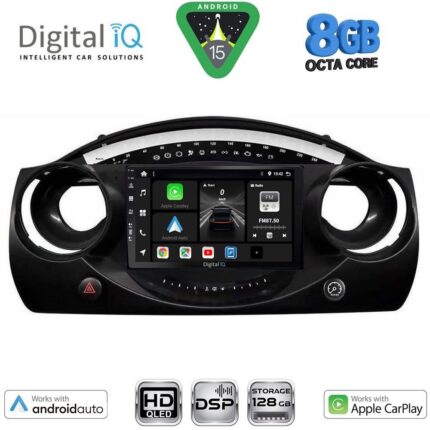 DIGITAL IQ BXF 7063_CPAA (9inc) MULTIMEDIA TABLET for MINI COOPER (R50-R52-R53) mod. 2000-2006