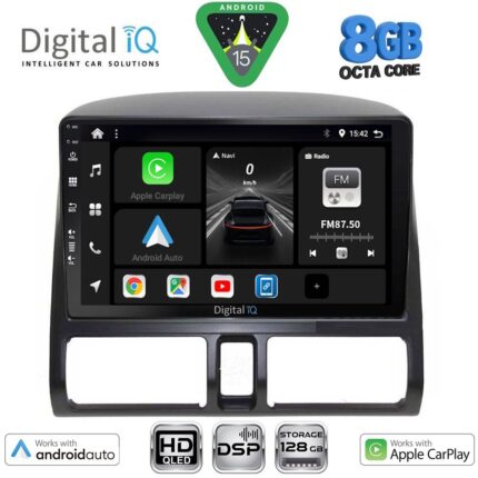 DIGITAL IQ BXF 7196_CPAA CLIMA (9inc) MULTIMEDIA TABLET for HONDA CRV mod. 1996-2006