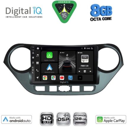 DIGITAL IQ BXF 7224_CPAA (9inc) MULTIMEDIA TABLET for HYUNDAI i10 mod. 2014-2020