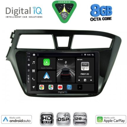 DIGITAL IQ BXF 7229_CPAA (9inc) MULTIMEDIA TABLET for HYUNDAI i20 mod. 2014-2018