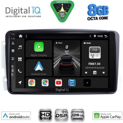 DIGITAL IQ BXF 7401_CPAA (9inc) MULTIMEDIA TABLET for MERCEDES CLK (W209) mod. 2000-2004