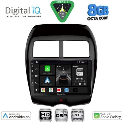DIGITAL IQ BXF 7430_CPAA (10inc) MULTIMEDIA TABLET for MITSUBISHI ASX mod. 2009-2020 - PEUGEOT 4008 mod. 2012-2018