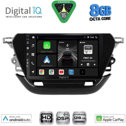 DIGITAL IQ BXF 7487_CPAA (9inc) MULTIMEDIA TABLET for OPEL CORSA F mod. 2019-2024