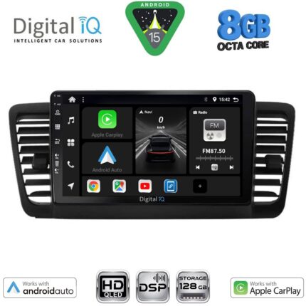 DIGITAL IQ BXF 7665_CPAA (9inc) MULTIMEDIA TABLET for SUBARU LEGACY - OUTBACK mod. 2002-2008