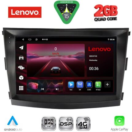 LENOVO LVF 5658_CPA (9inc) MULTIMEDIA TABLET for SSANGYONG TIVOLI mod. 2016-2024