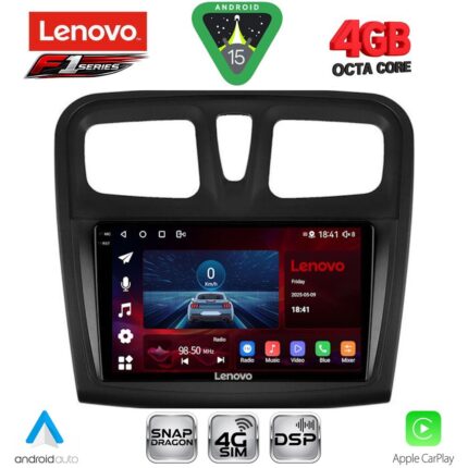 LENOVO SSQ 9108SQ_CPA (9inc) MULTIMEDIA TABLET for DACIA LOGAN – SANDERO mod. 2012-2019