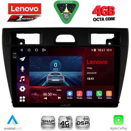 LENOVO SSQ 9153BL_CPA (9inc) MULTIMEDIA TABLET for FORD FIESTA mod. 2005-2008 (BLACK)