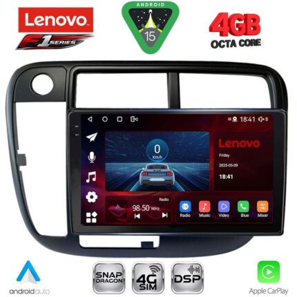 LENOVO SSQ 9186_CPA CLIMA (9inc) MULTIMEDIA TABLET for HONDA CIVIC mod. 1995-2001