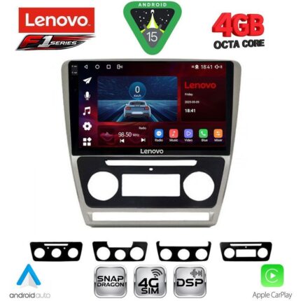 LENOVO SSQ 9595SL_CPA (10inc) MULTIMEDIA TABLET for SKODA OCTAVIA 5 mod. 2005-2012 (SILVER)