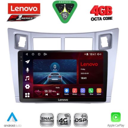 LENOVO SSQ 9736SL_CPA (9inc) MULTIMEDIA TABLET for TOYOTA YARIS mod. 2006-2011 (SILVER)