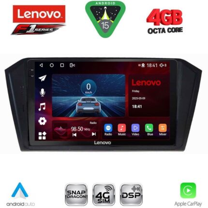 LENOVO SSQ 9750_CPA (10inc) MULTIMEDIA TABLET for VW PASSAT mod. 2016-2023