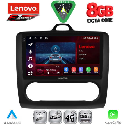 LENOVO SSR 10156BL_CPA CLIMA (9inc) MULTIMEDIA TABLET for FORD FOCUS mod. 2005-2012 (BLACK)