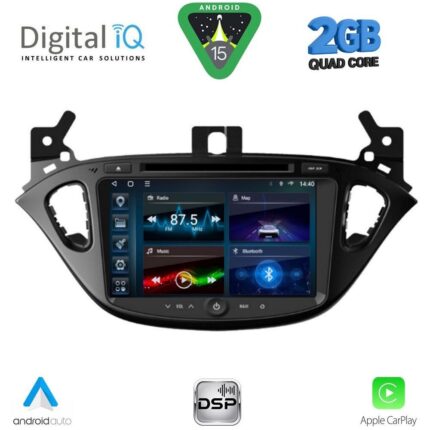 DIGITAL IQ BLD 221_CPA (8" DECK) MULTIMEDIA SYSTEM for OPEL ADAM – CORSA E mod. 2014-2021