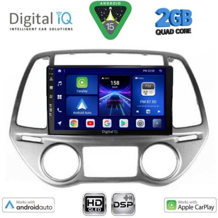 DIGITAL IQ BXC 3227_CPAA CLIMA (9inc) MULTIMEDIA TABLET for HYUNDAI i20 mod. 2008-2012