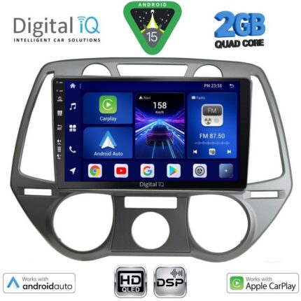 DIGITAL IQ BXC 3228_CPAA A/C (9inc) MULTIMEDIA TABLET for HYUNDAI i20 mod. 2008-2012