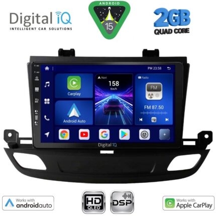 DIGITAL IQ BXC 3493_CPAA (9inc) MULTIMEDIA TABLET for OPEL INSIGNIA mod.2018-2024