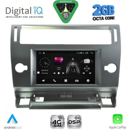 DIGITAL IQ MSF 340_CPA (7” DECK) MULTIMEDIA SYSTEM for CITROEN C4 mod. 2004-2010