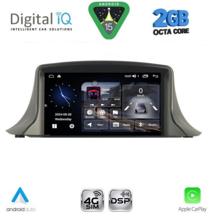 DIGITAL IQ BLF 345_CPA (7" DECK) MULTIMEDIA OEM for RENAULT MEGANE III mod. 2009-2015