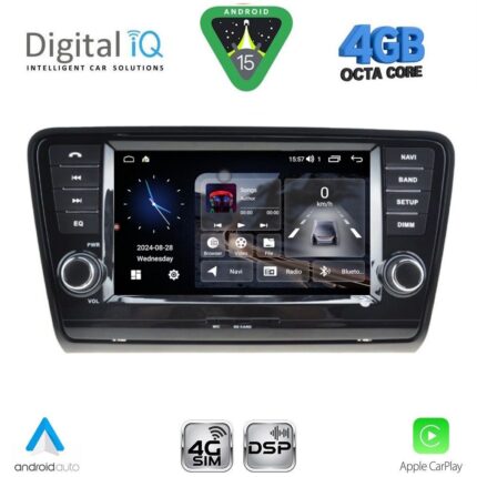 DIGITAL IQ MSG 406_CPA (8” DECK) MULTIMEDIA SYSTEM for SKODA OCTAVIA 7 mod. 2013-2021