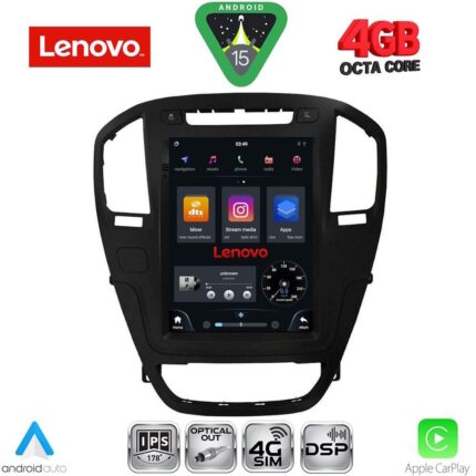 LENOVO SSX 9914BL_CPA TESLA STYLE for OPEL INSIGNIA mod. 2008-2013 (Black colour)