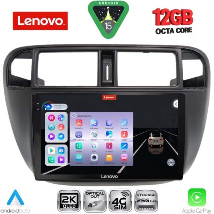 LENOVO SSZ 12186_CPA A/C (9inc) MULTIMEDIA TABLET for HONDA CIVIC mod. 1995-2001