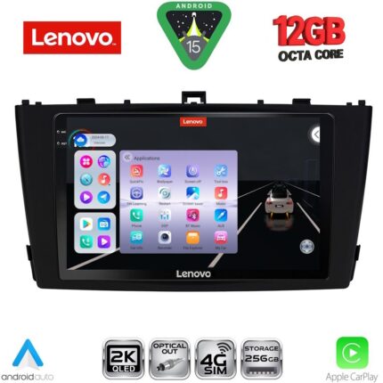 LENOVO SSZ 12705BL_CPA (9inc) MULTIMEDIA TABLET for TOYOTA AVENSIS (T27) mod. 2009-2015 (BLACK)