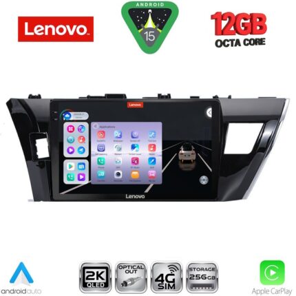 LENOVO SSZ 12714_CPA (10inc) MULTIMEDIA TABLET for TOYOTA COROLLA mod. 2013-2016