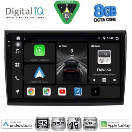 DIGITAL IQ BXF 11136_CPAA (9inc) MULTIMEDIA TABLET for FIAT BRAVO mod. 2007-2019