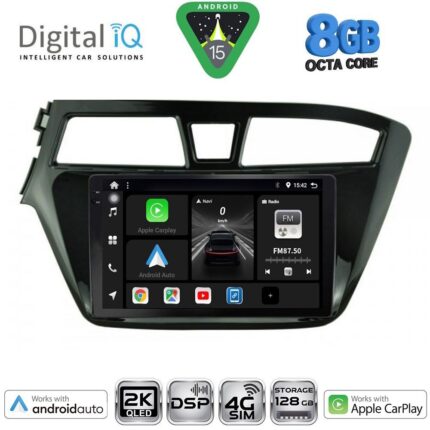 DIGITAL IQ BXF 11229_CPAA (9inc) MULTIMEDIA TABLET for HYUNDAI i20 mod. 2014-2018