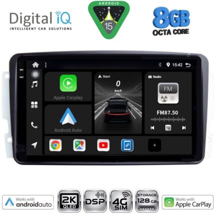 DIGITAL IQ BXF 11401_CPAA (9inc) MULTIMEDIA TABLET for MERCEDES CLK (W209) mod. 2000-2004