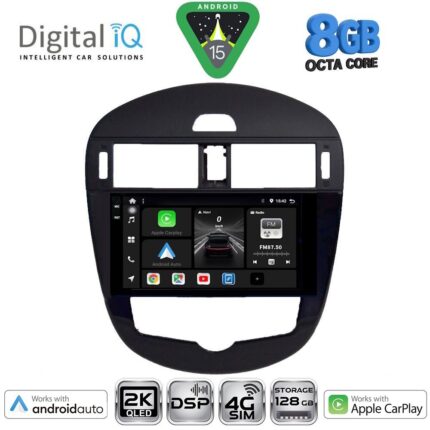DIGITAL IQ BXF 11470_CPAA CLIMA (9inc) MULTIMEDIA TABLET for NISSAN PULSAR mod. 2014-2020