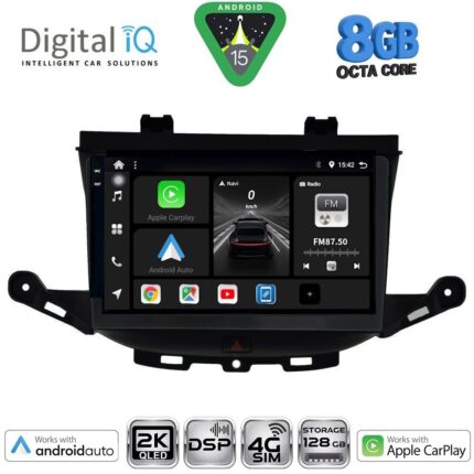 DIGITAL IQ BXF 11483_CPAA (9inc) MULTIMEDIA TABLET for OPEL ASTRA K mod. 2015-2022