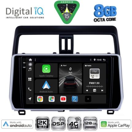 DIGITAL IQ BXF 11739_CPAA (10inc) MULTIMEDIA TABLET for TOYOTA LAND CRUISER mod. 2019-2023