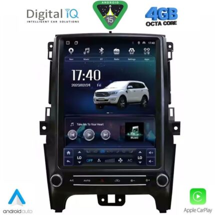 DIGITAL IQ MSG 645_CPA (TESLA 12.3") MULTIMEDIA OEM for FORD RANGER mod. 2015-2022